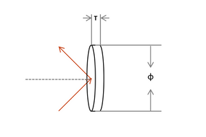 Dielectric Laser Line Mirror